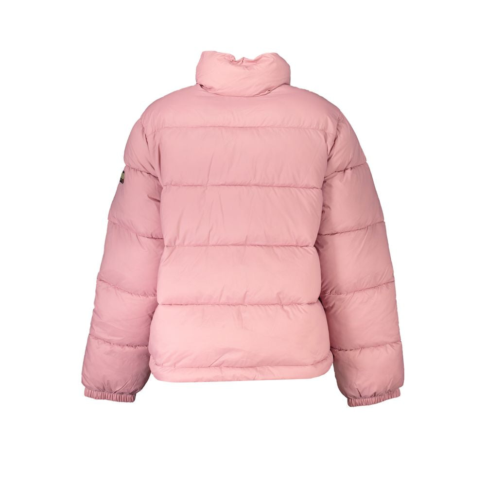 Napapijri Pink Polyamide Jackets & Coat