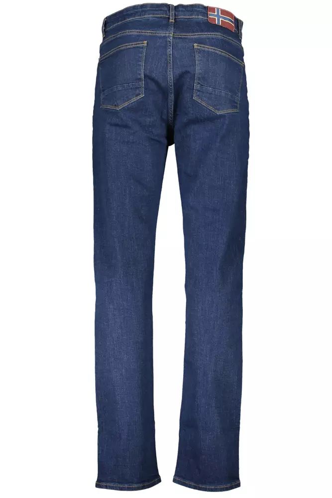 Napapijri  Blue Cotton Jeans & Pant