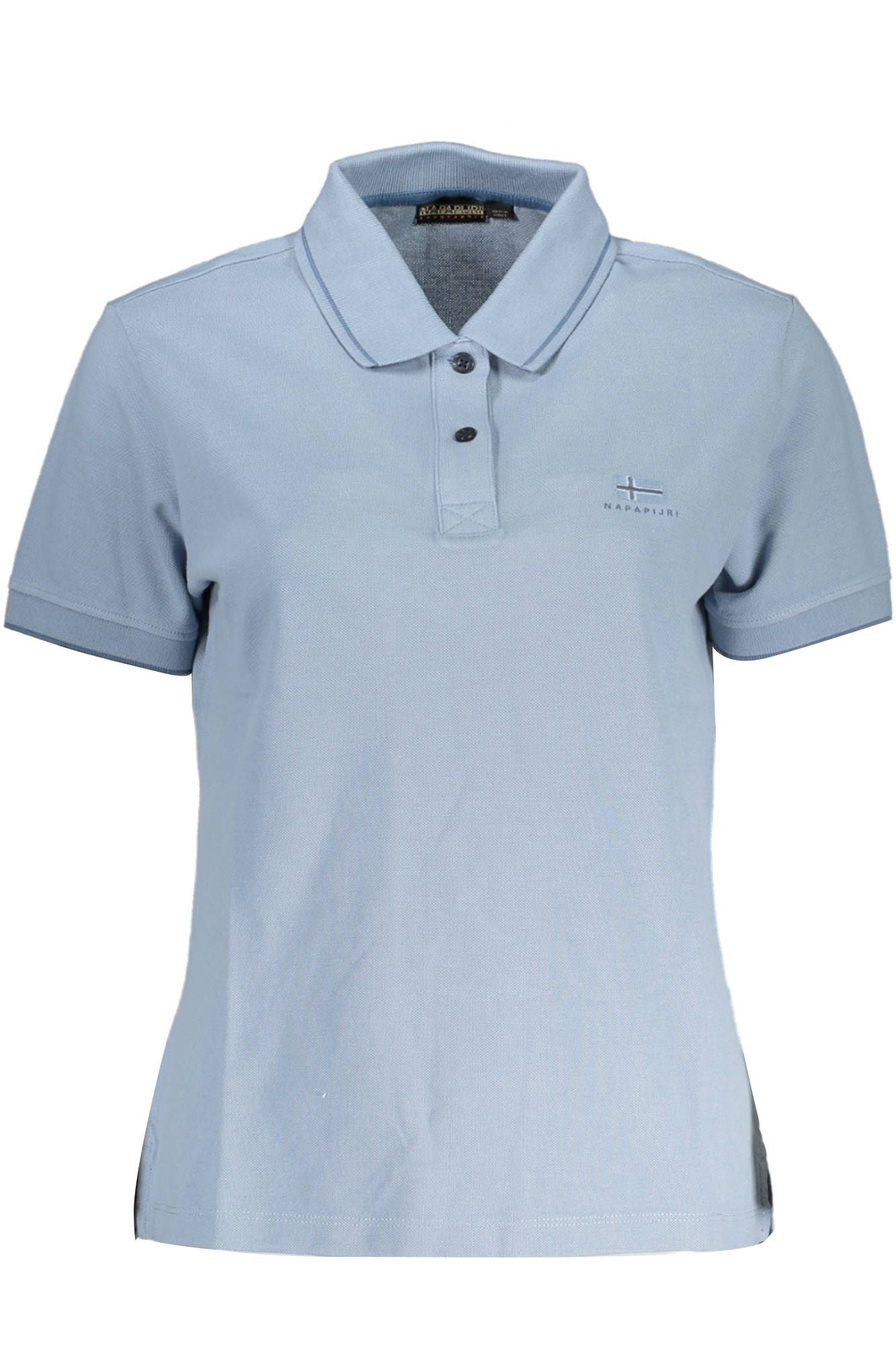 Napapijri  Light Blue Cotton Polo Shirt