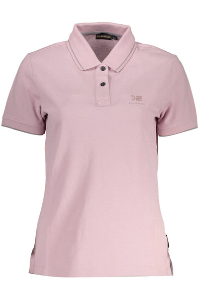 Napapijri  Pink Cotton Polo Shirt