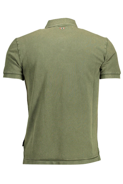 Napapijri Green Cotton Polo Shirt