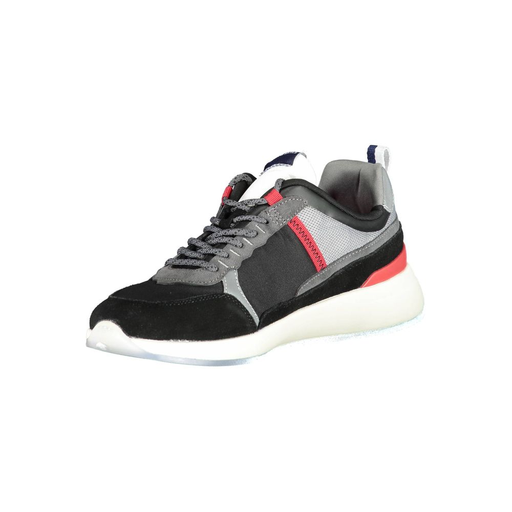 North Sails Black Leather Sneaker