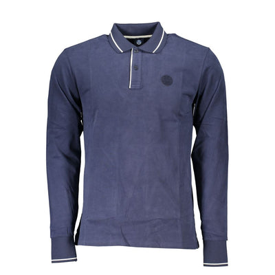 North Sails Blue Cotton Polo Shirt