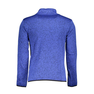 Norway 1963 Sleek Blue Long Sleeve Zip Sweatshirt