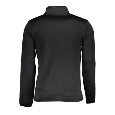 Norway 1963 Sleek Black Long Sleeve Zip Sweatshirt