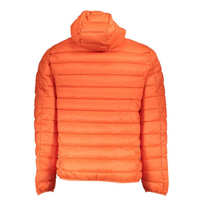 Norway 1963 Vibrant Orange Hooded Polyamide Jacket