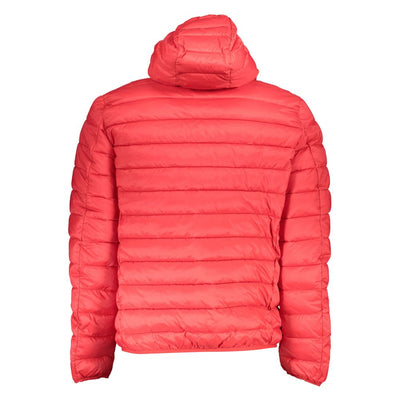 Norway 1963 Sleek Pink Hooded Jacket for Men