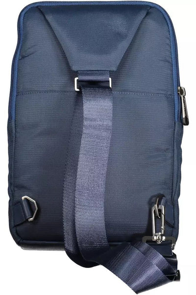 Piquadro Eco-Friendly Chic Blue Shoulder Bag