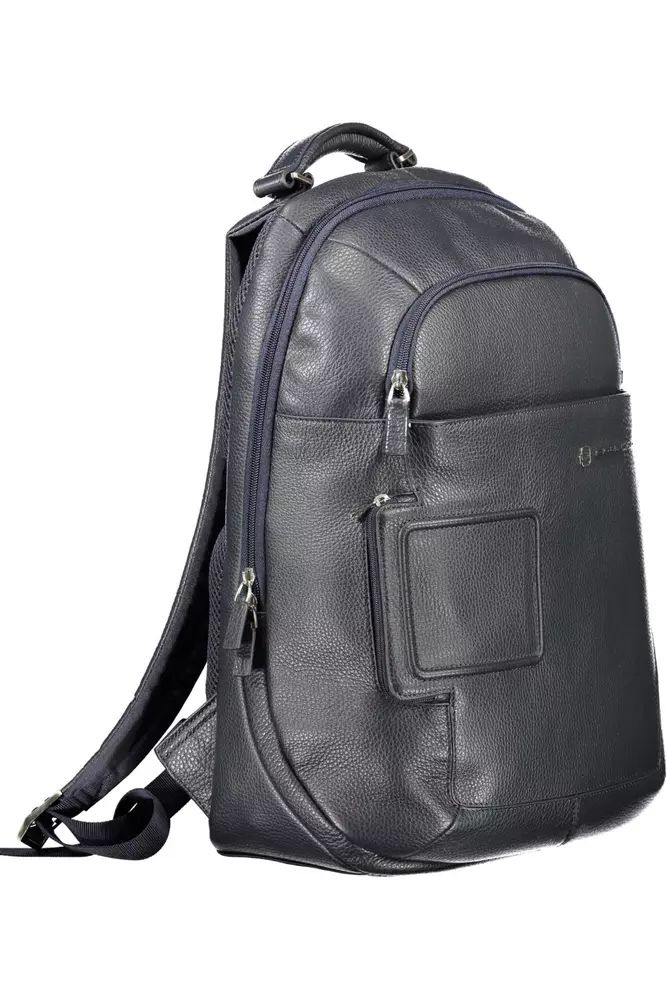 Piquadro Blue Nylon Backpack