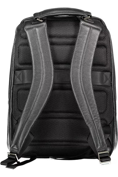 Piquadro Black Nylon Backpack