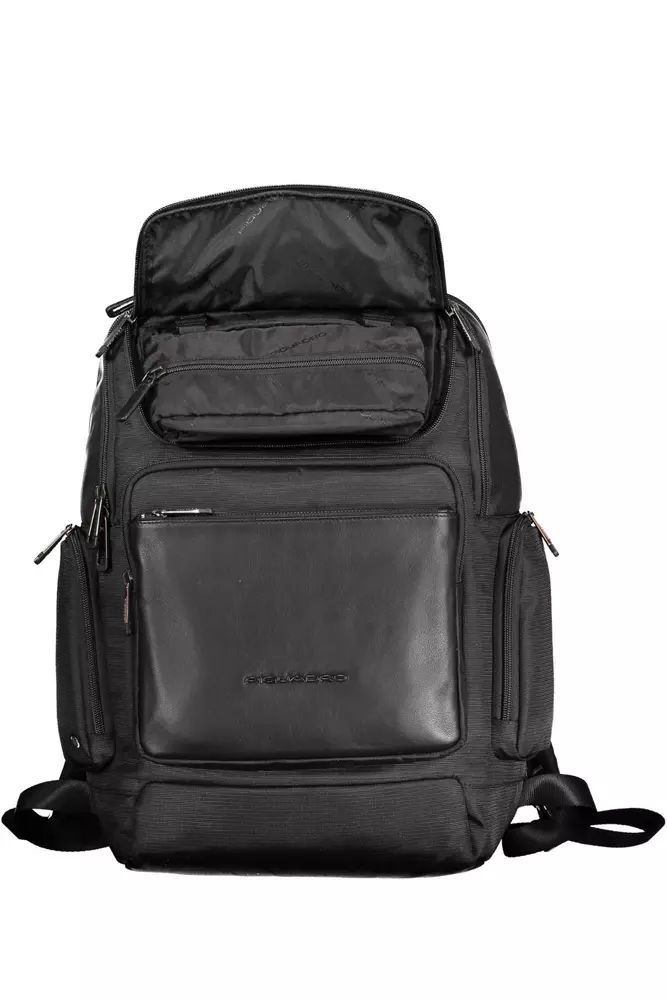 Piquadro Black RPET Backpack
