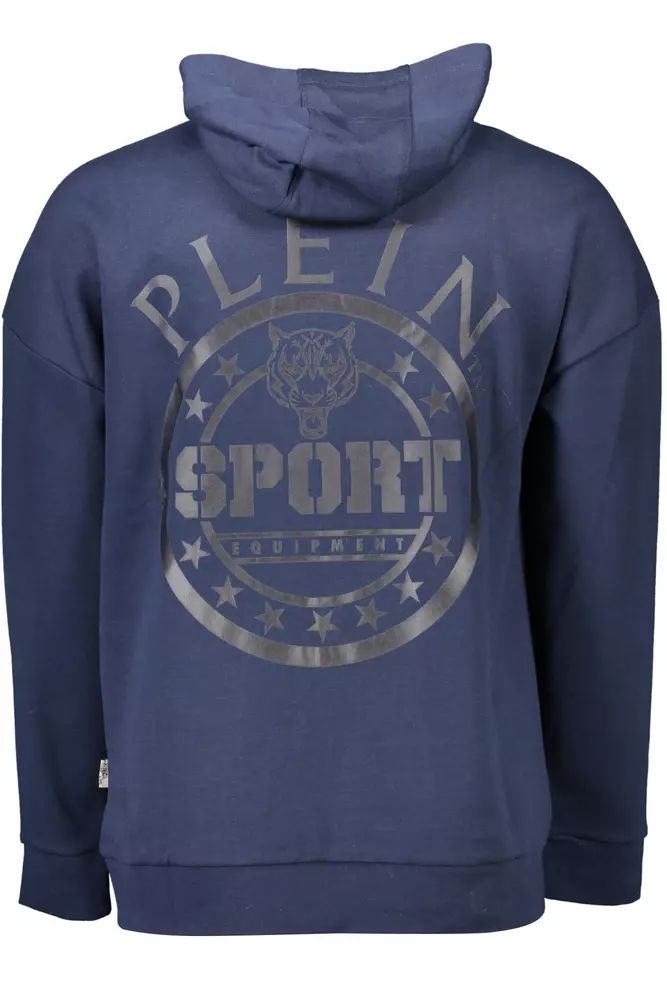 Plein Sport Blue Cotton Sweater