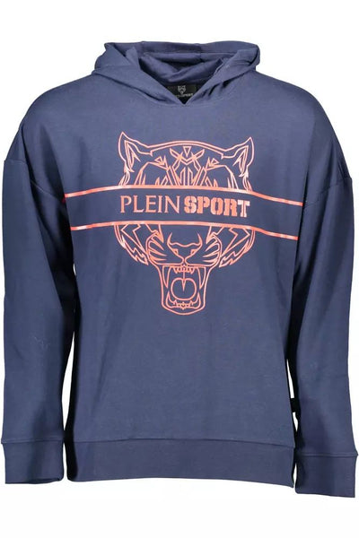 Plein Sport Blue Cotton Sweater