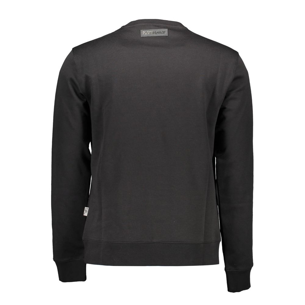 Plein Sport Sleek Long-Sleeve Sweatshirt with Contrast Details