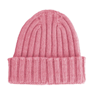 Made In Italy Pink Cashmere Hat