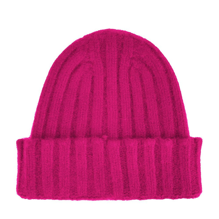 Made In Italy Fuchsia Cashmere Hat
