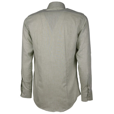 Made In Italy Army Cotton Shirt