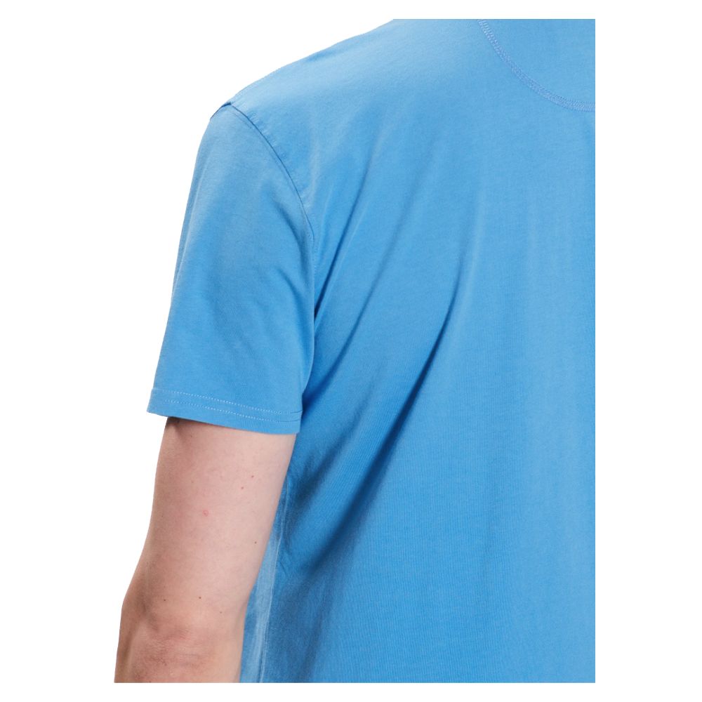 La Martina La Martina Light Blue Cotton T-Shirt