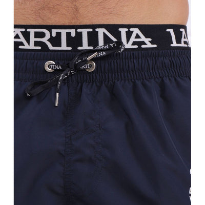 La Martina Blue Polyester Swimwear