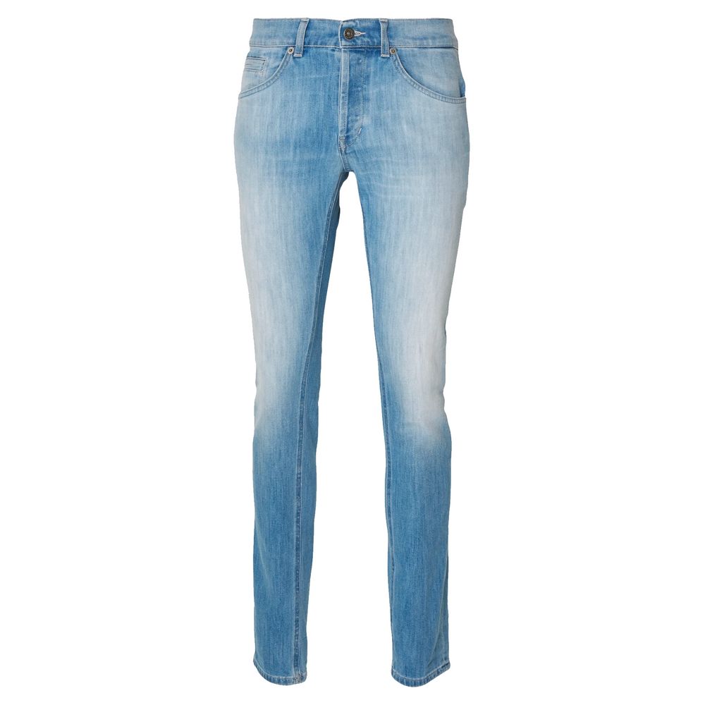 Dondup Light Blue Cotton Jeans & Pant