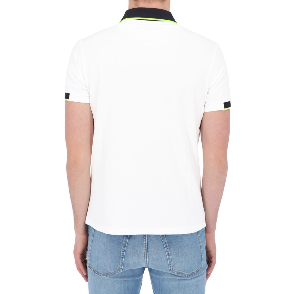 Refrigiwear White Cotton Polo Shirt