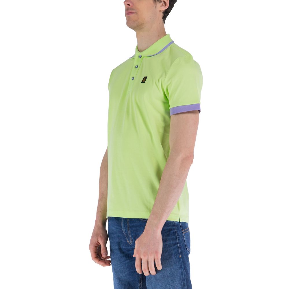 Refrigiwear Green Cotton Polo Shirt