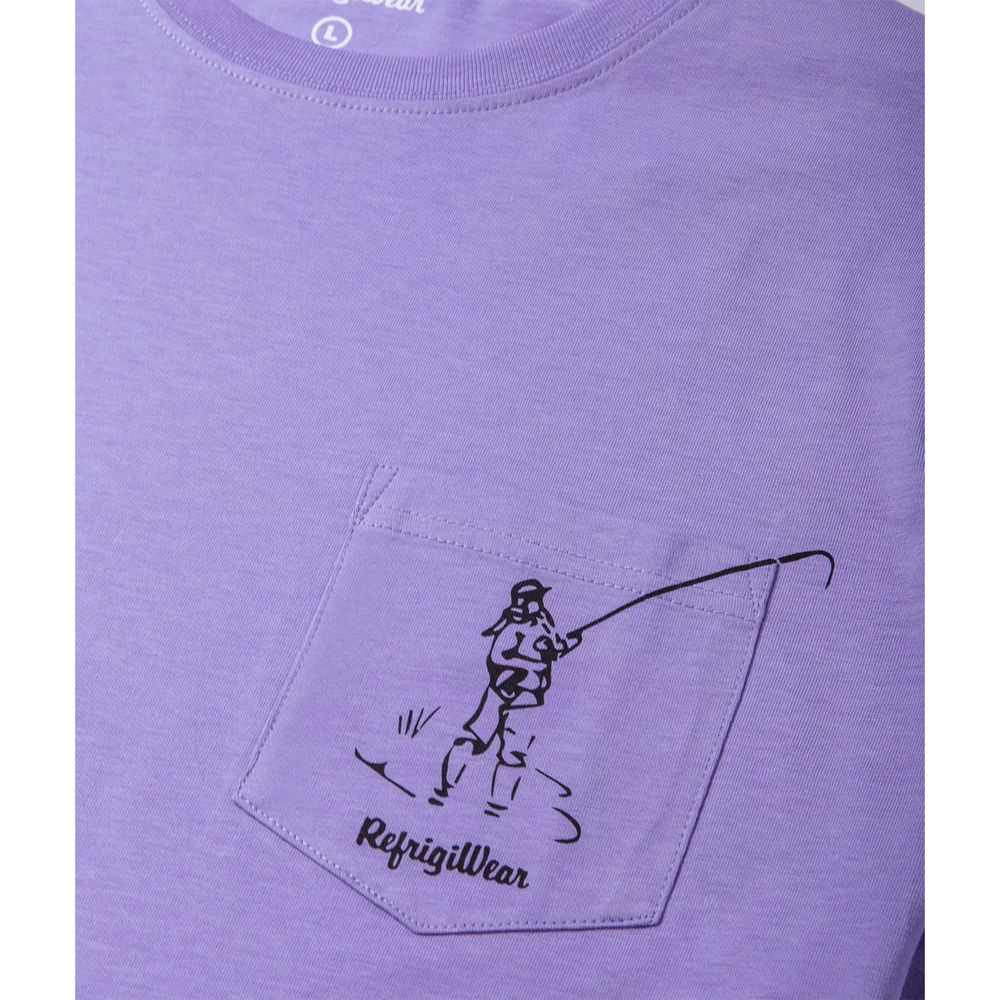 Refrigiwear Purple Cotton T-Shirt