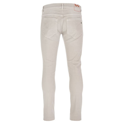 Dondup Beige Cotton Jeans & Pant