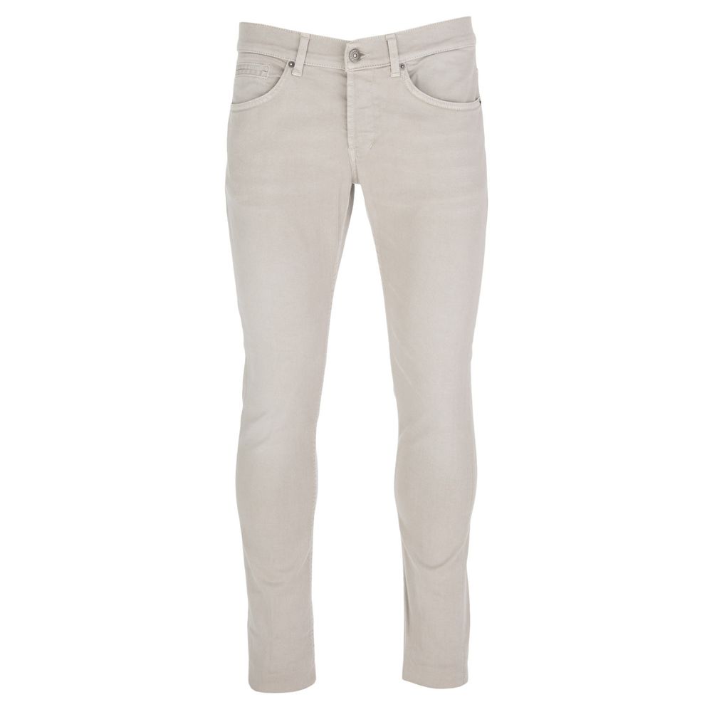 Dondup Beige Cotton Jeans & Pant