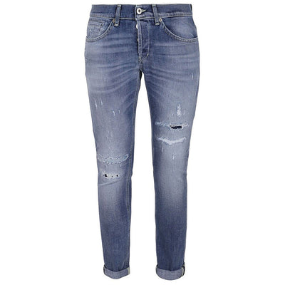 Dondup Blue Cotton Jeans & Pant