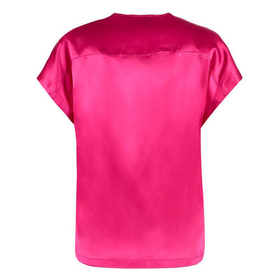 Pinko Fuchsia Silk Tops & T-Shirt