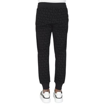 Dolce & Gabbana Black Cotton Jeans & Pant