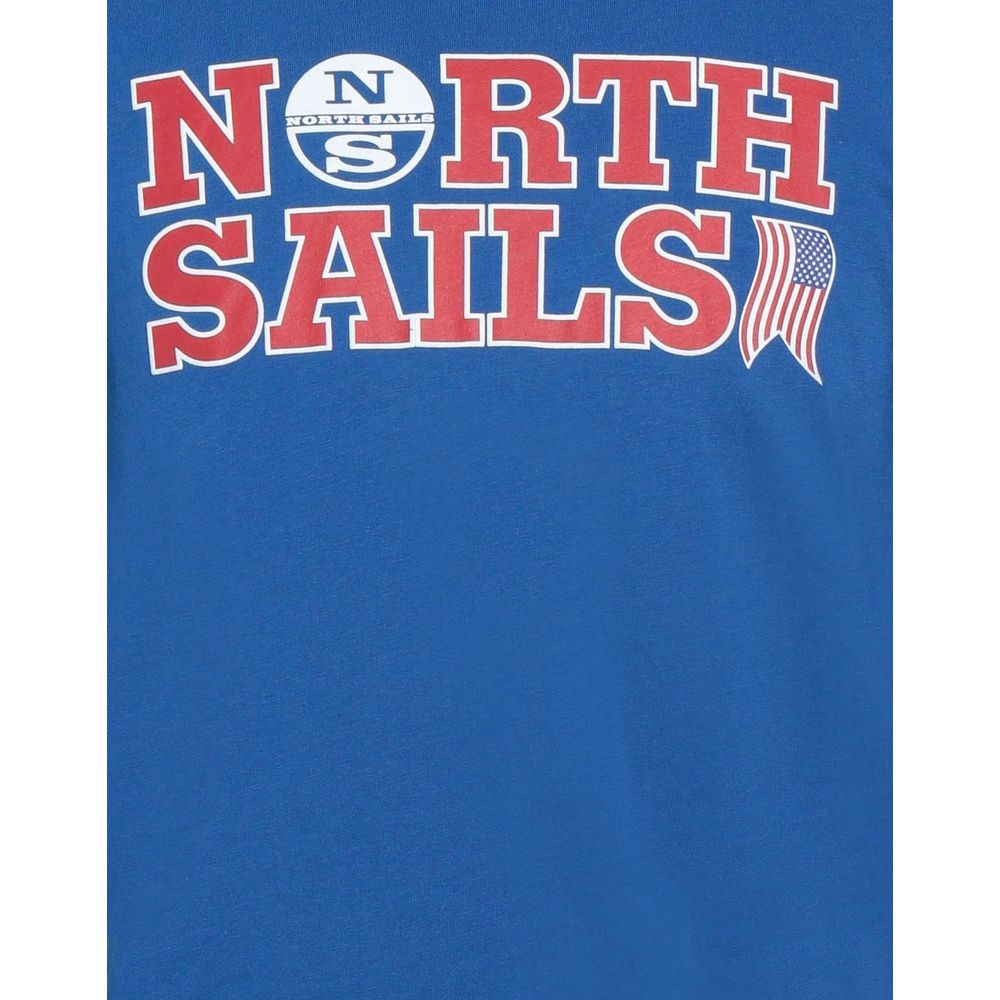 North Sails Light Blue Cotton T-Shirt