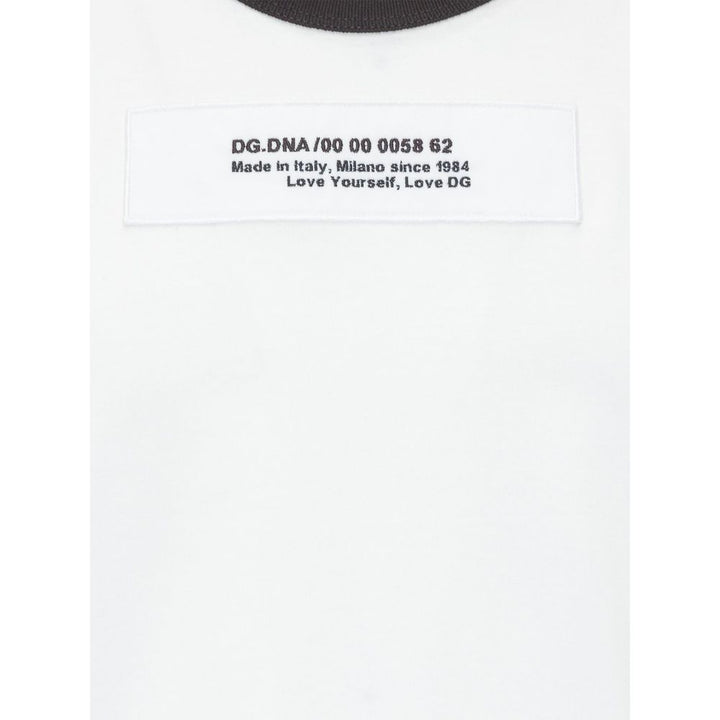 Dolce & Gabbana White Cotton T-Shirt