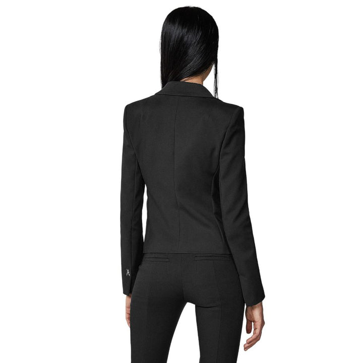 Patrizia Pepe Black Cotton Suits & Blazer
