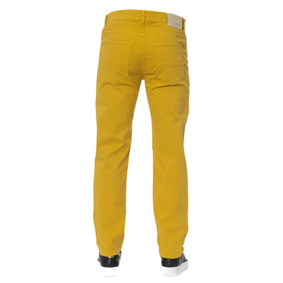 Trussardi Jeans Yellow Cotton Jeans & Pant