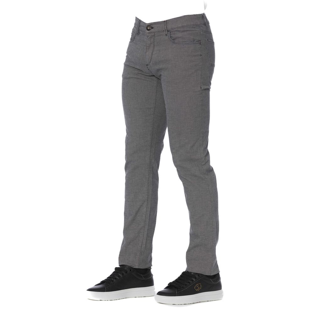 Trussardi Jeans Gray Cotton Jeans & Pant