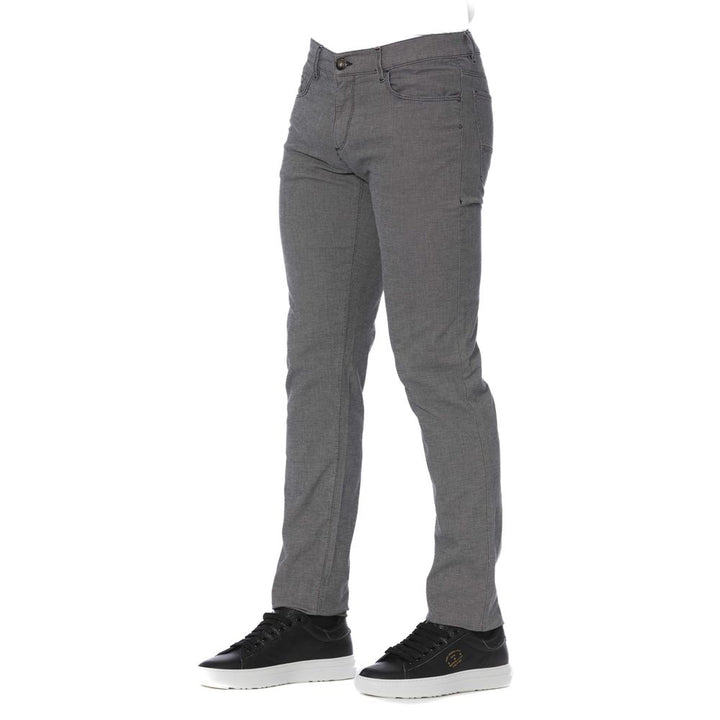 Trussardi Jeans Gray Cotton Jeans & Pant