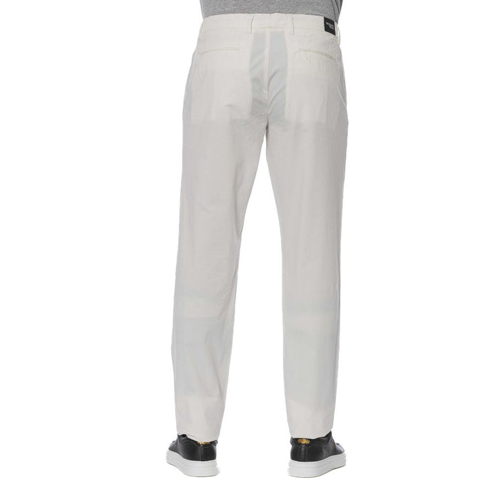 Trussardi Jeans White Cotton Jeans & Pant