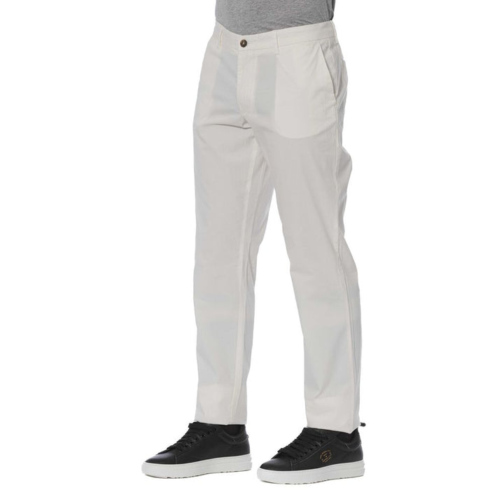 Trussardi Jeans White Cotton Jeans & Pant