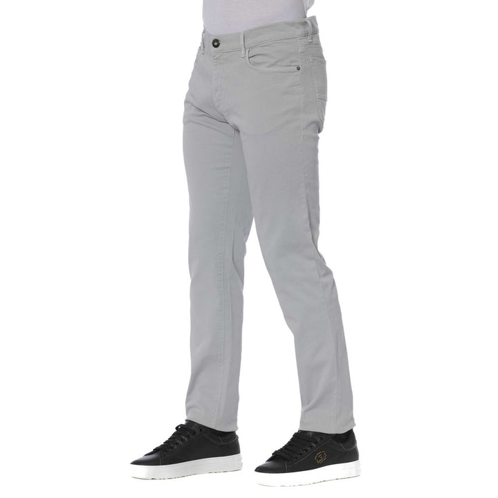 Trussardi Jeans Gray Cotton Jeans & Pant