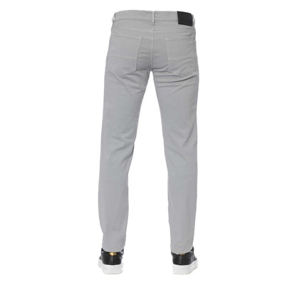 Trussardi Jeans Gray Cotton Jeans & Pant