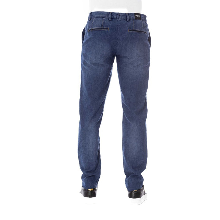 Trussardi Jeans Blue Cotton Jeans & Pant