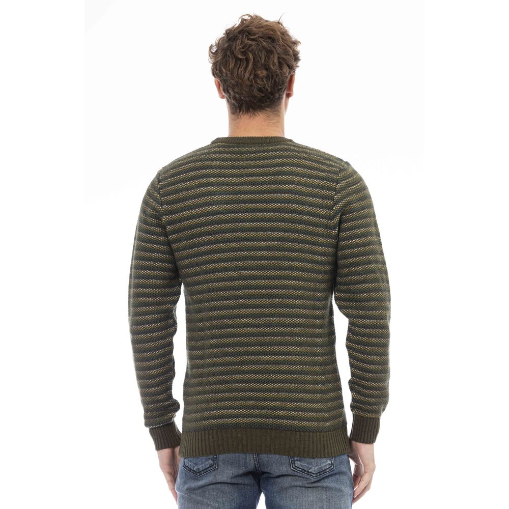 Distretto12 Green Wool Sweater