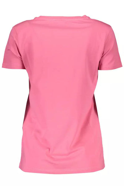 Scervino Street Pink Cotton Tops & T-Shirt