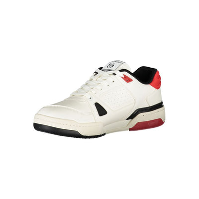Sergio Tacchini Chic White Sports Sneakers with Contrast Details