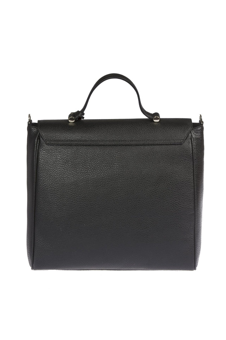 Trussardi Elegant Embossed Leather Handbag