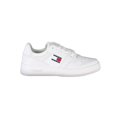 Tommy Hilfiger  White Polyester Sneaker