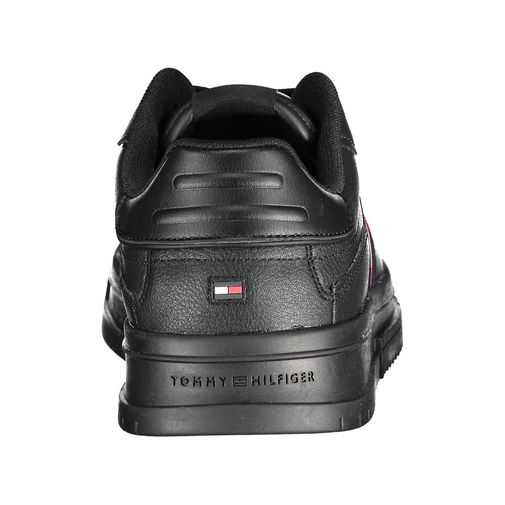 Tommy Hilfiger  Black Polyester Sneaker