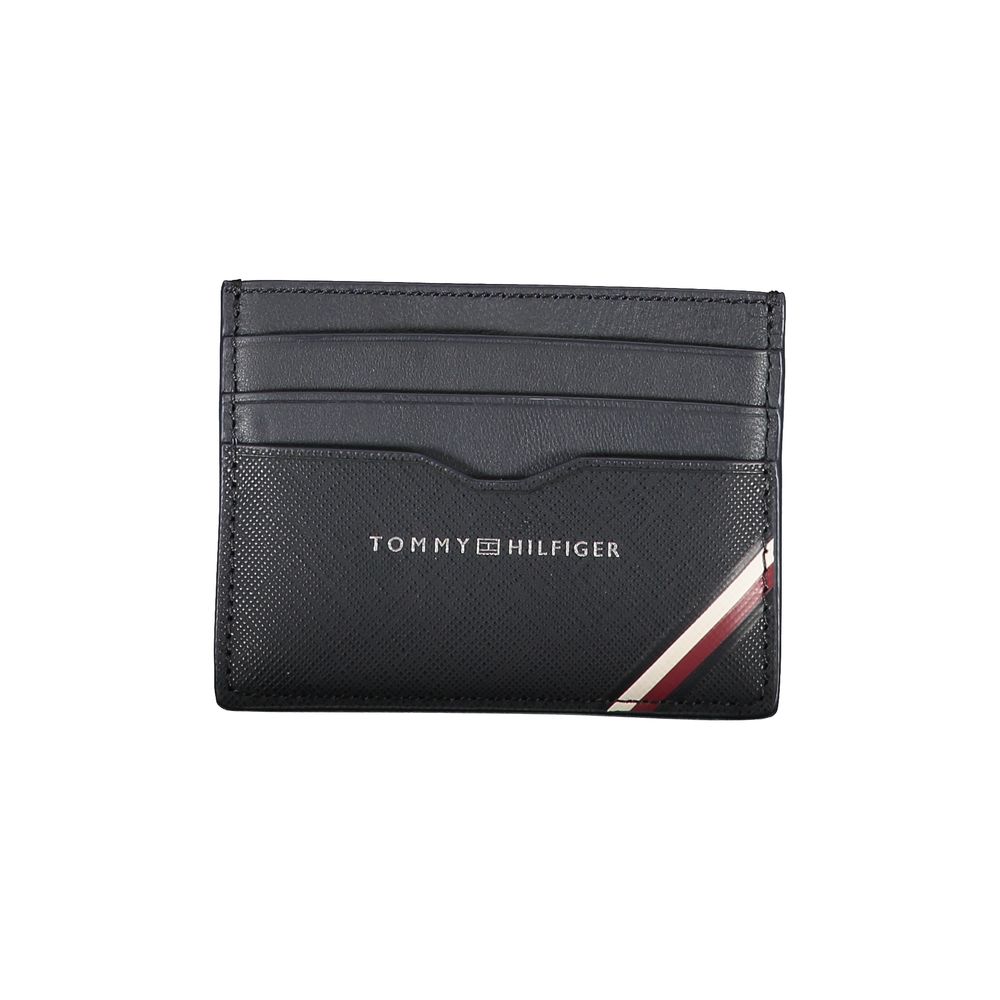 Tommy Hilfiger Blue Leather Wallet